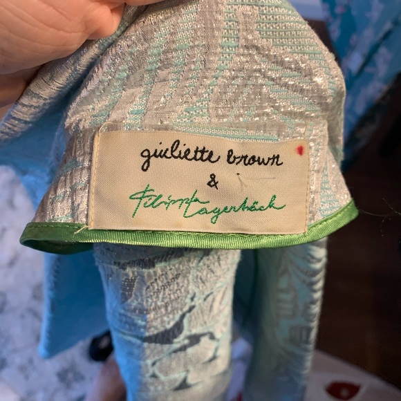 Gorgeous double breasted jacquard jacket - Picture 3 of 8